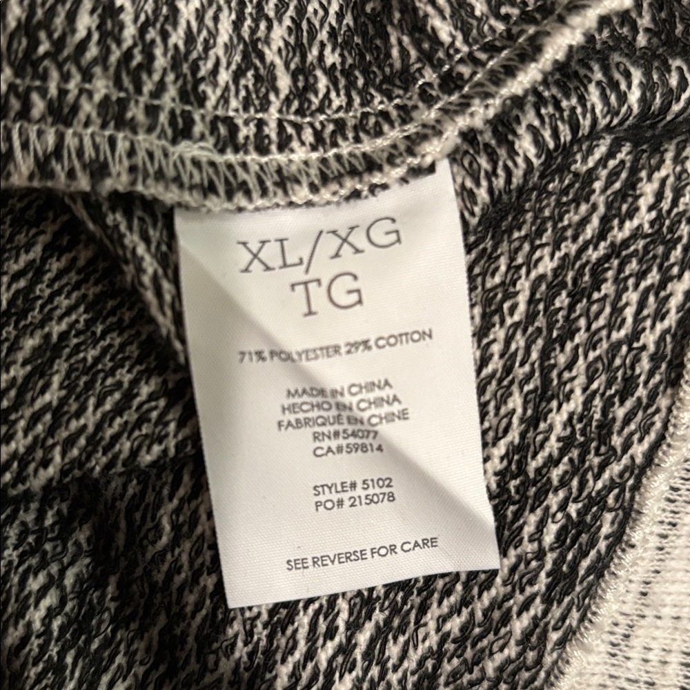 Cabi Neo Textured Gray/Black/White Heathered Jacket size L - Picture 6 of 6
